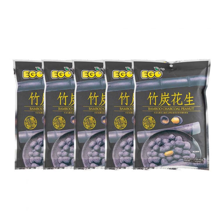 EGO Bamboo Charcoal Peanuts (Box 5x90g) EGO Foods