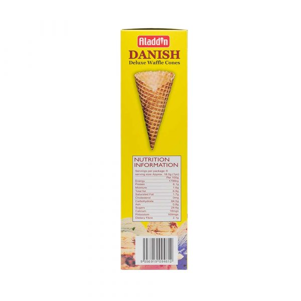 Ice Cream Cone EGO | Danish Deluxe Waffle Cones 8’s 148g