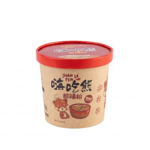 Lucky Bear Suan La Fen – Sour & Spicy Noodles 幸运小熊酸辣粉 (Box 6x116g)