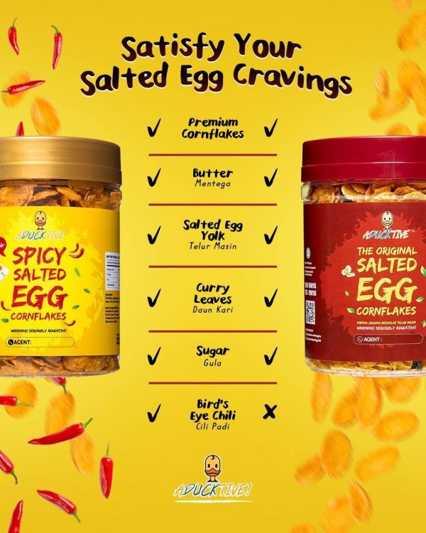 Salted Egg Cornflakes Flavours